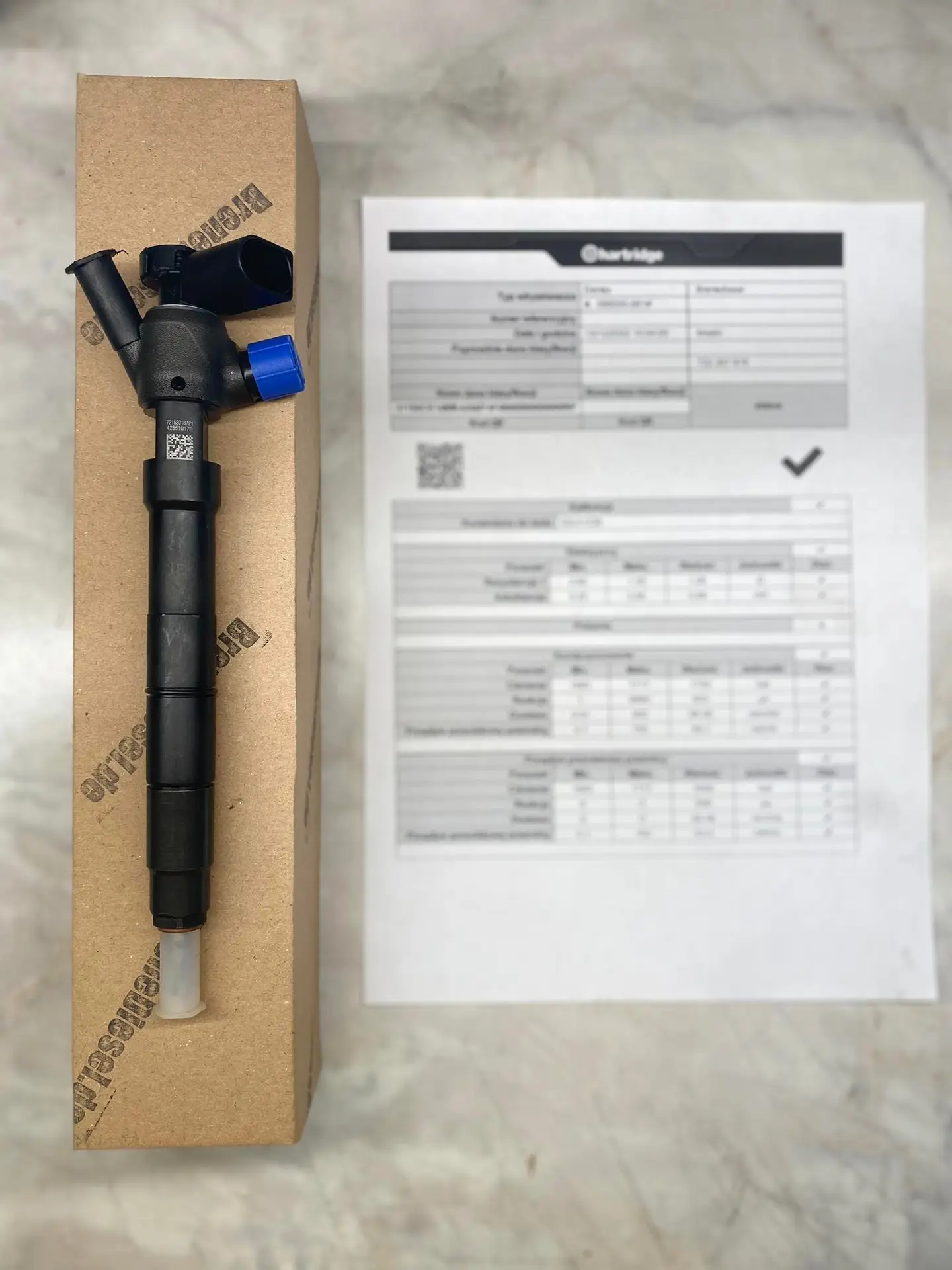 Stanowisko serwisowe wtryskiwaczy w pracowni