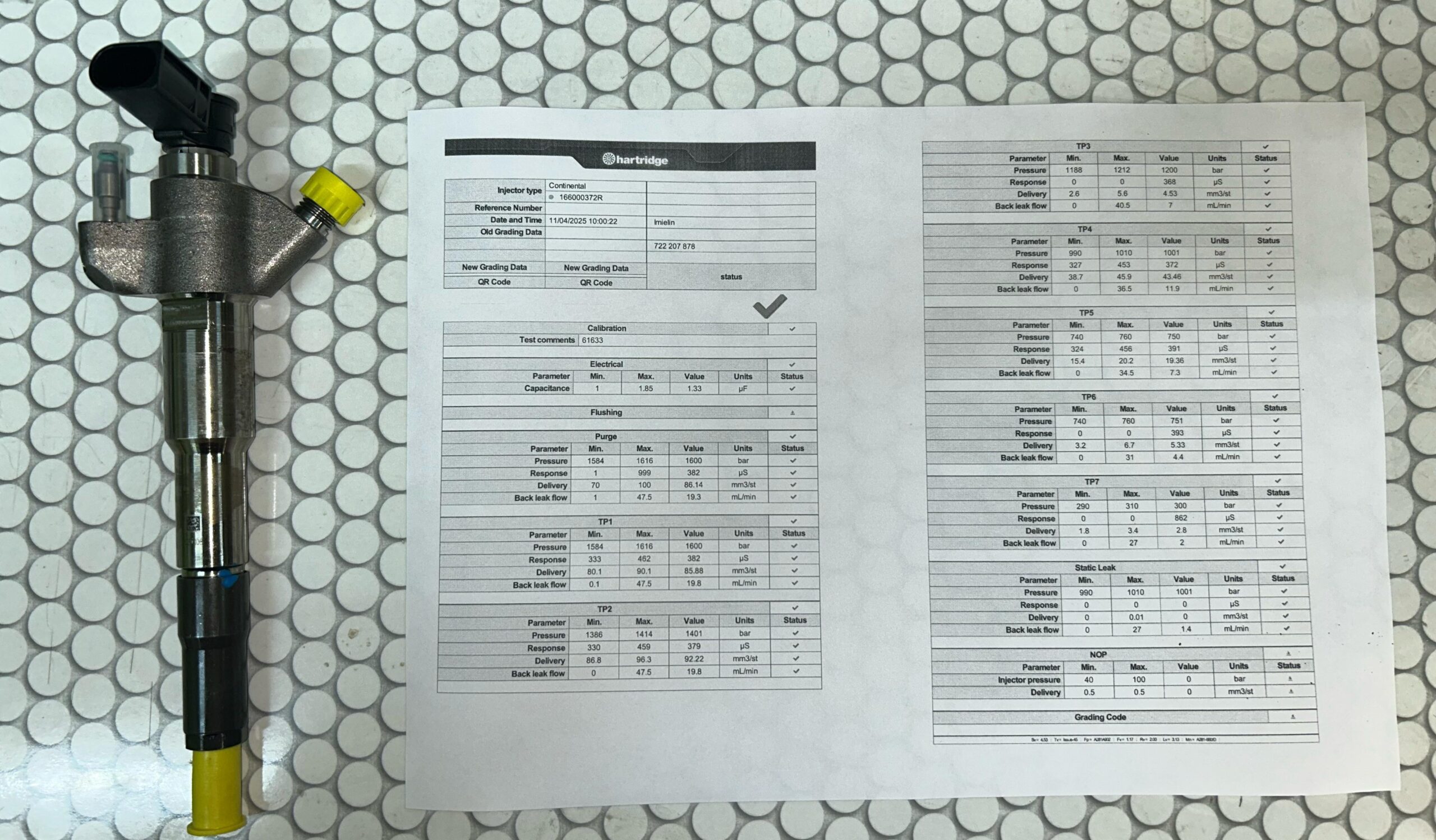 Regeneracja wtrysków Bosch 0445110369 – Siedlce